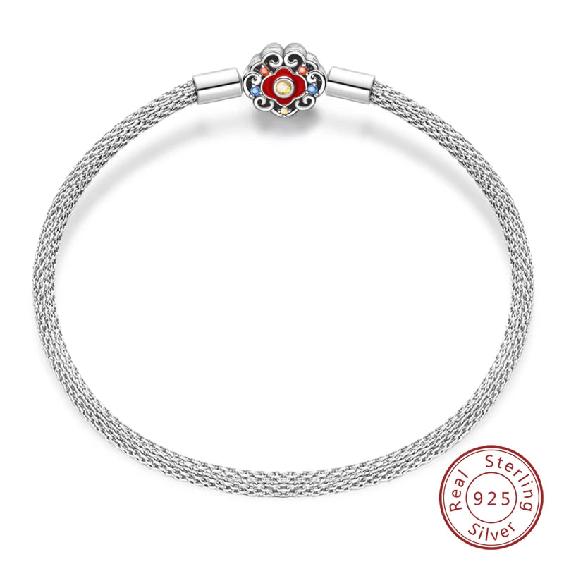 Pulsera de plata ley 925s "La Bebecita"