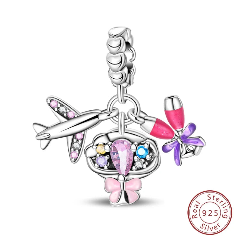 Dijes premium plata ley 925 para pulsera "La Bebecita"